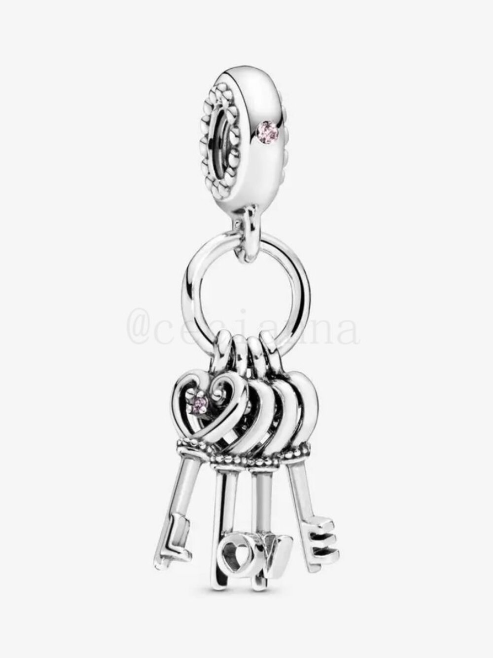 Pandora Keys of Love Dangle Charm
